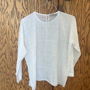VINCE WHITE TOP LOOSE FIT SIZE XS